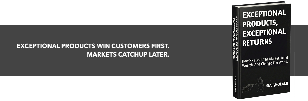 Exceptional Products, Exceptional Returns book cover by Sia Gholami